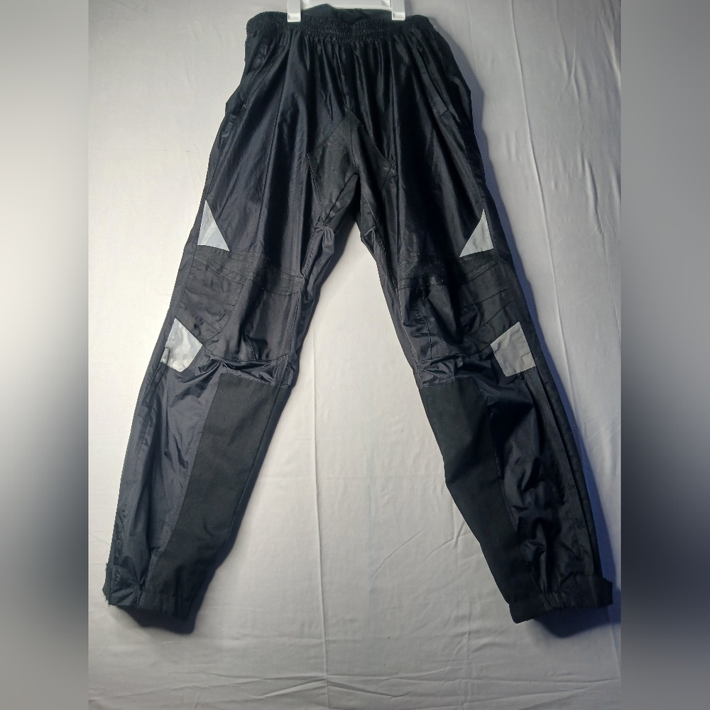 Tourmaster  Black Sentinel Nomex‎ Men's Large Motorcycle Rain Pants 34-36